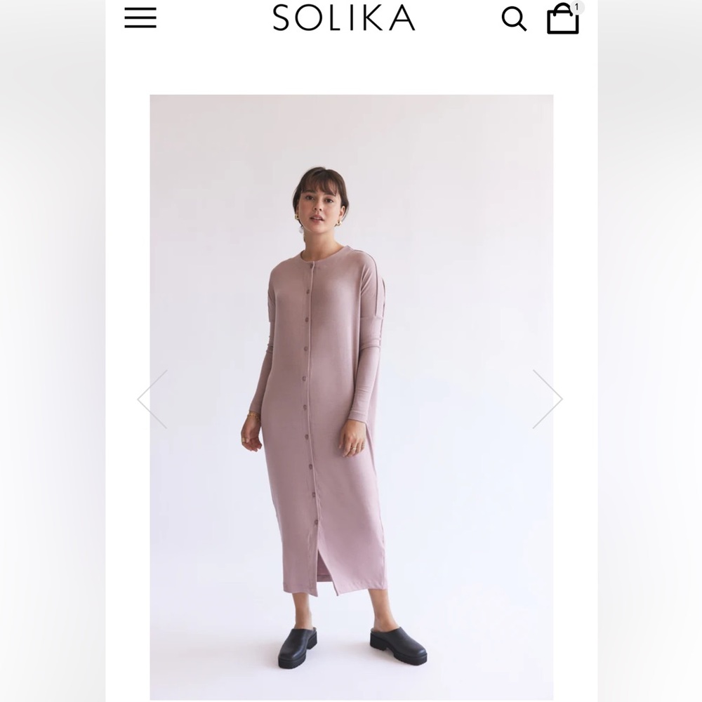 Solika button down Jaden in sandy rose color size XL